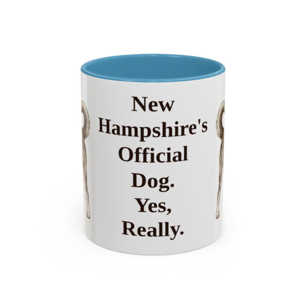 11oz-chinook-mug-humor-light-blue 11oz Funny Chinook Mug, Light Blue, front view