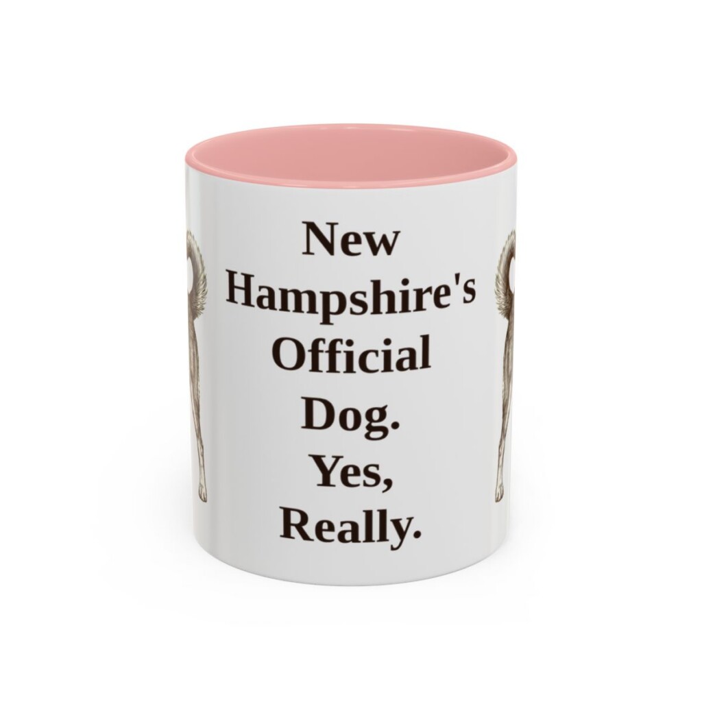 11oz-chinook-mug-humor-pink 11oz Funny Chinook Mug, Pink, front view