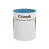 11oz-chinook-mug-latin-light-blue 11oz Chinook Latin Mug, Light Blue, front view
