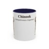 11oz-chinook-mug-latin-navy 11oz Chinook Latin Mug, Navy, front view
