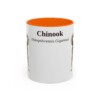 11oz-chinook-mug-latin-orange 11oz Chinook Latin Mug, Orange, front view