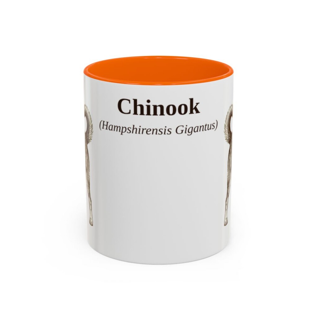 11oz-chinook-mug-latin-orange 11oz Chinook Latin Mug, Orange, front view