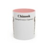 11oz-chinook-mug-latin-pink 11oz Chinook Latin Mug, Pink, front view