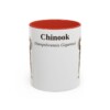 11oz-chinook-mug-latin-red 11oz Chinook Latin Mug, Red, front view