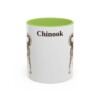 11oz Chinook Mug, Light Green, front view