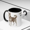 11oz Chinook Dog Mom Mug, Black, lifestyle photo