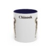 11oz Chinook Mug, Navy, front view
