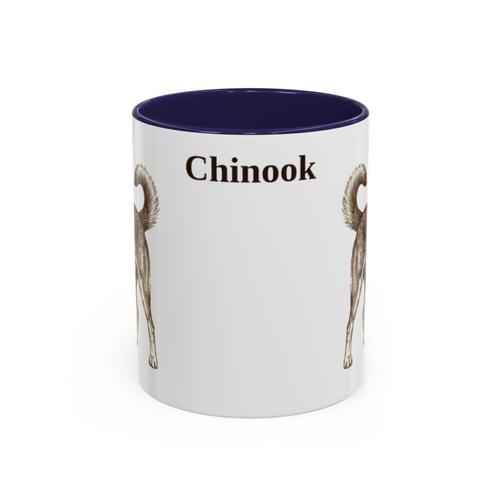 11oz Chinook Mug, Navy, front view