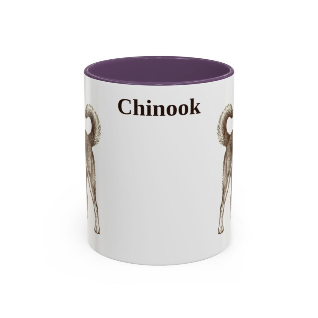 11oz Chinook Mug, Purple, front view