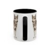 11oz Chinook Mug, Black, back view