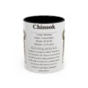 11oz Chinook Mug, Black, front view