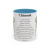 11oz Chinook Mug, Light Blue, front view