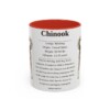 11oz Chinook Mug, Red, front view