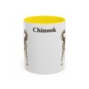 11oz Chinook Mug, Yellow, front view