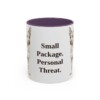 11oz-chipin-mug-humor-purple 11oz Funny Chipin Mug, Purple, front view