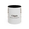 11oz Chipin Latin Mug, Black, front view