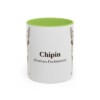 11oz Chipin Latin Mug, Light Green, front view