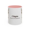 11oz Chipin Latin Mug, Pink, front view
