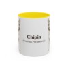 11oz Chipin Latin Mug, Yellow, front view