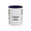 11oz Chipin Dog Mom Mug, Navy, front view
