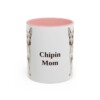 11oz Chipin Dog Mom Mug, Pink, front view