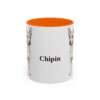 11oz Chipin Mug, Orange, front view