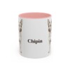 11oz Chipin Mug, Pink, front view