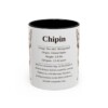 11oz Chipin Mug, Black, front view