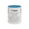 11oz Chipin Mug, Light Blue, front view