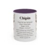 11oz Chipin Mug, Purple, front view