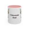 11oz Chiweenie Dog Dad Mug, Pink, front view