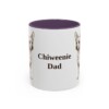 11oz Chiweenie Dog Dad Mug, Purple, front view