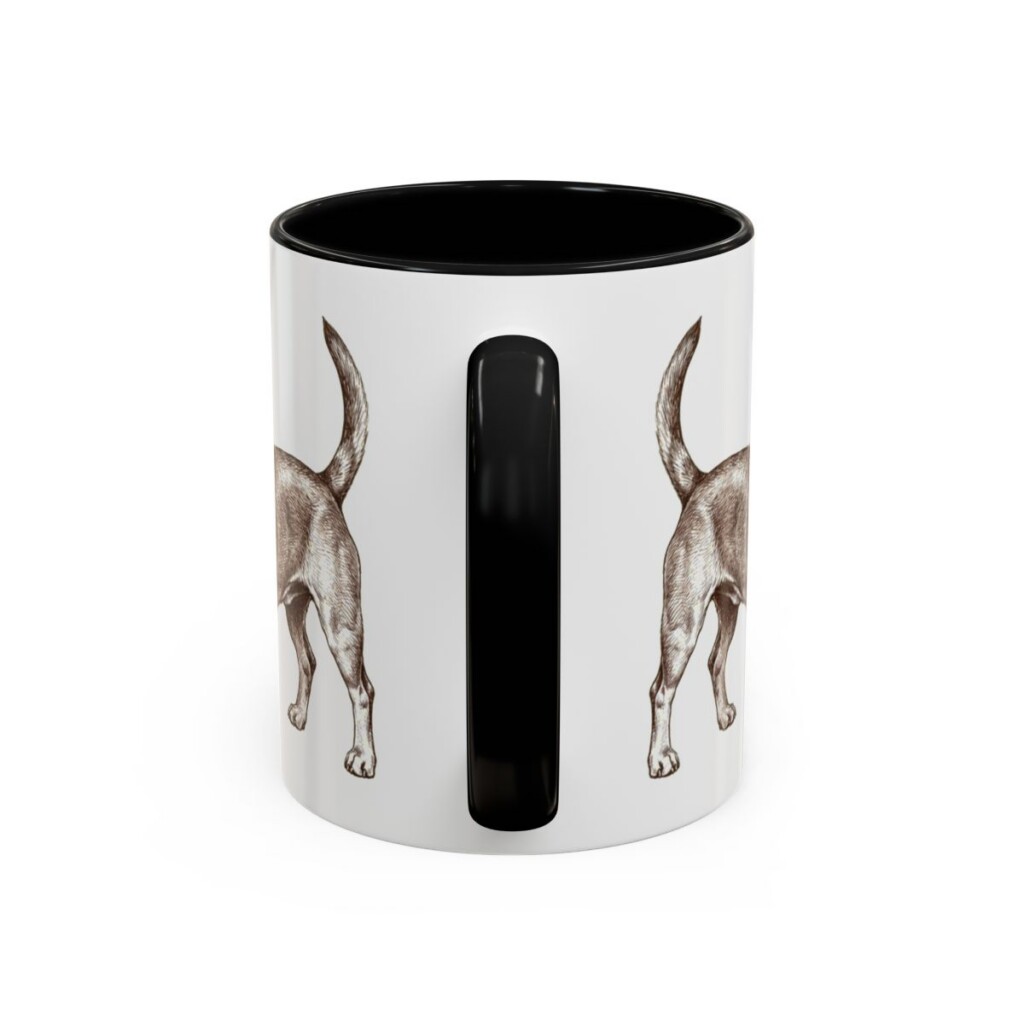 11oz-chiweenie-mug-humor-black-back 11oz Funny Chiweenie Mug, Black, back view