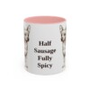 11oz-chiweenie-mug-humor-pink 11oz Funny Chiweenie Mug, Pink, front view
