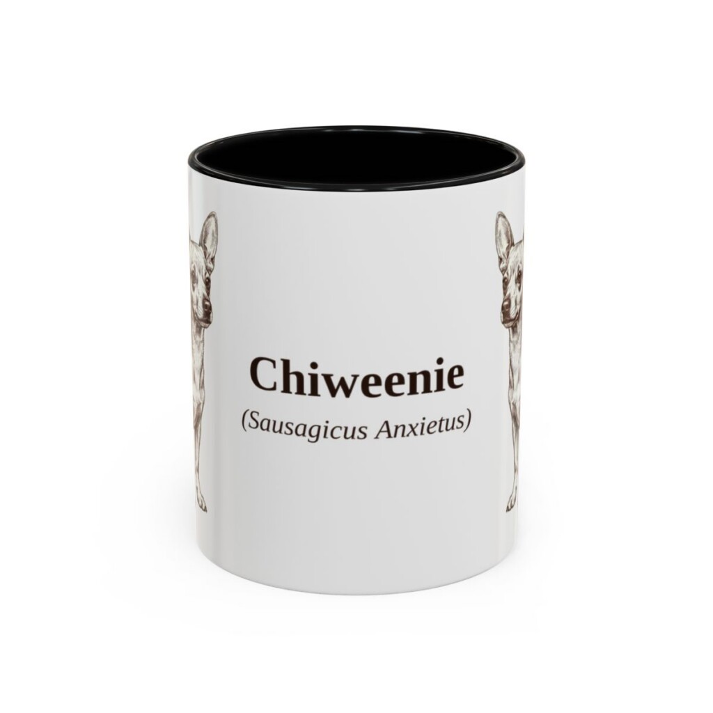 11oz-chiweenie-mug-latin-black-front 11oz Chiweenie Latin Mug, Black, front view