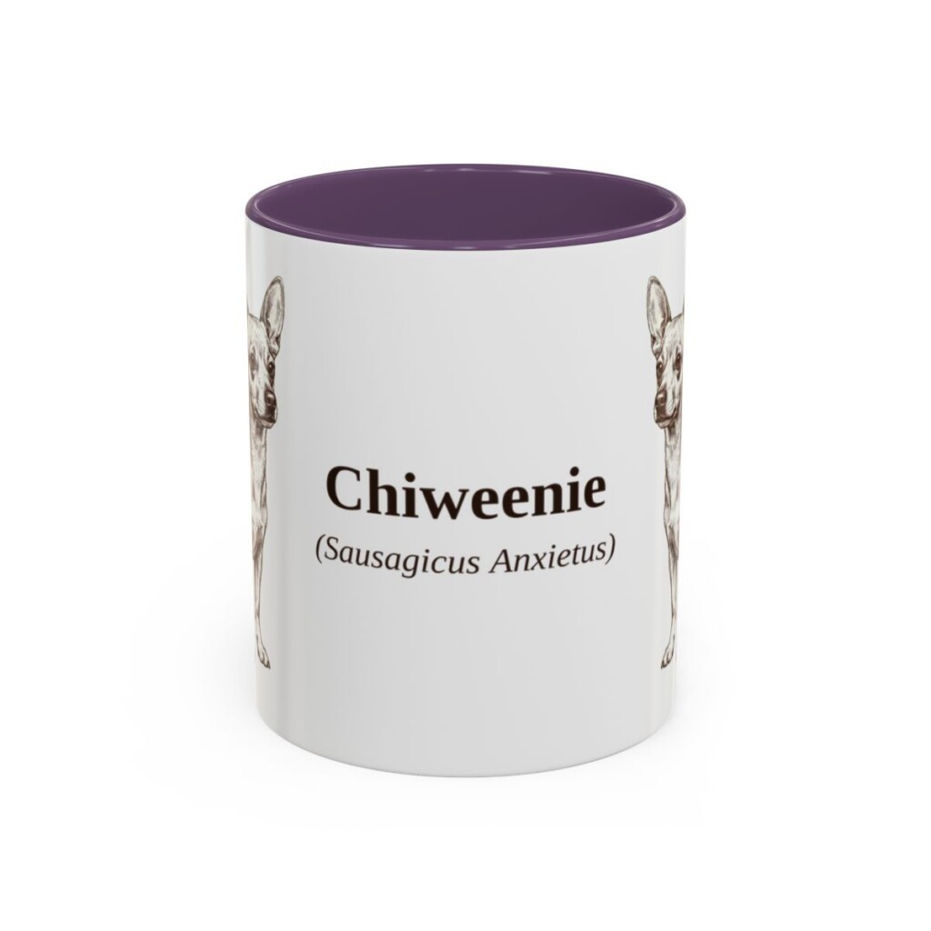 11oz-chiweenie-mug-latin-purple 11oz Chiweenie Latin Mug, Purple, front view