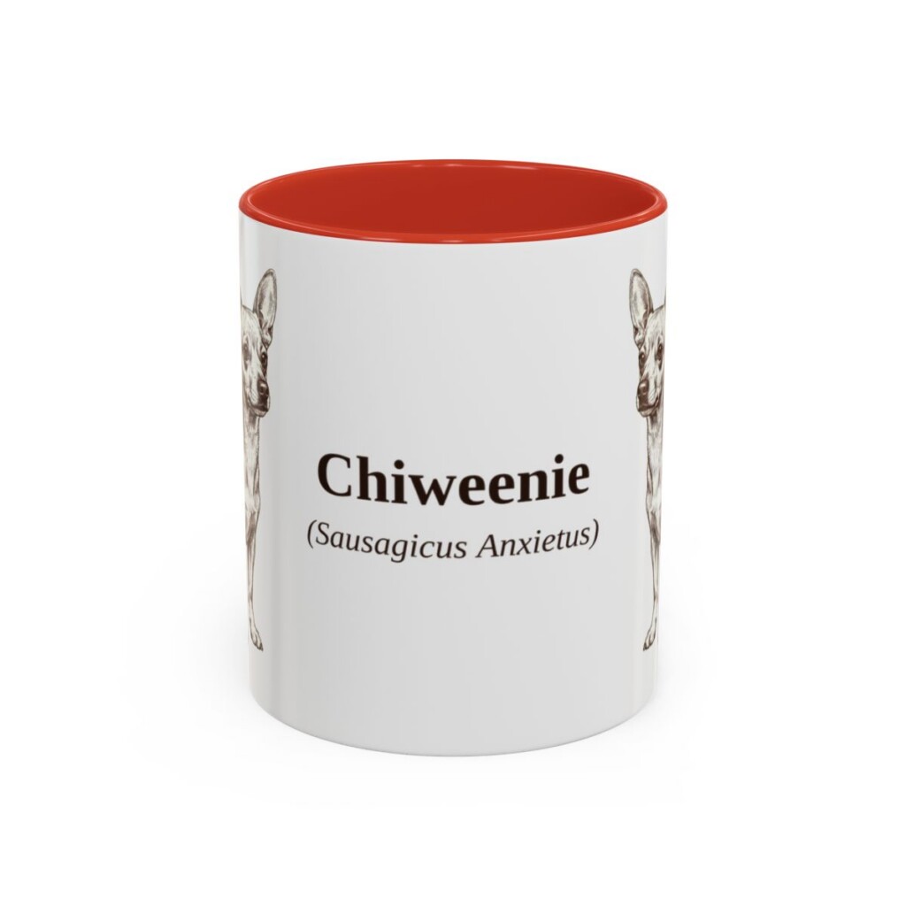 11oz-chiweenie-mug-latin-red 11oz Chiweenie Latin Mug, Red, front view