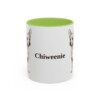 11oz-chiweenie-mug-light-green 11oz Chiweenie Mug, Light Green, front view