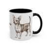 11oz Chiweenie Dog Mom Mug, Black, right side view