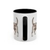 11oz Chiweenie Mug, Black, back view