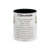 11oz Chiweenie Mug, Black, front view