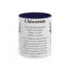 11oz Chiweenie Mug, Navy, front view