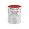 11oz Chiweenie Mug, Red, front view