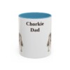 11oz Chorkie Dog Dad Mug, Light Blue, front view