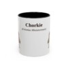11oz Chorkie Latin Mug, Black, front view