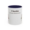 11oz Chorkie Latin Mug, Navy, front view