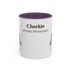 11oz Chorkie Latin Mug, Purple, front view