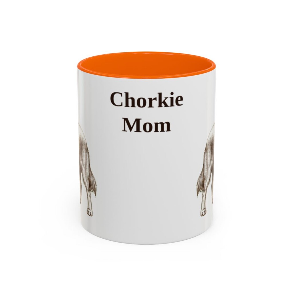 11oz chorkie mug, Orange