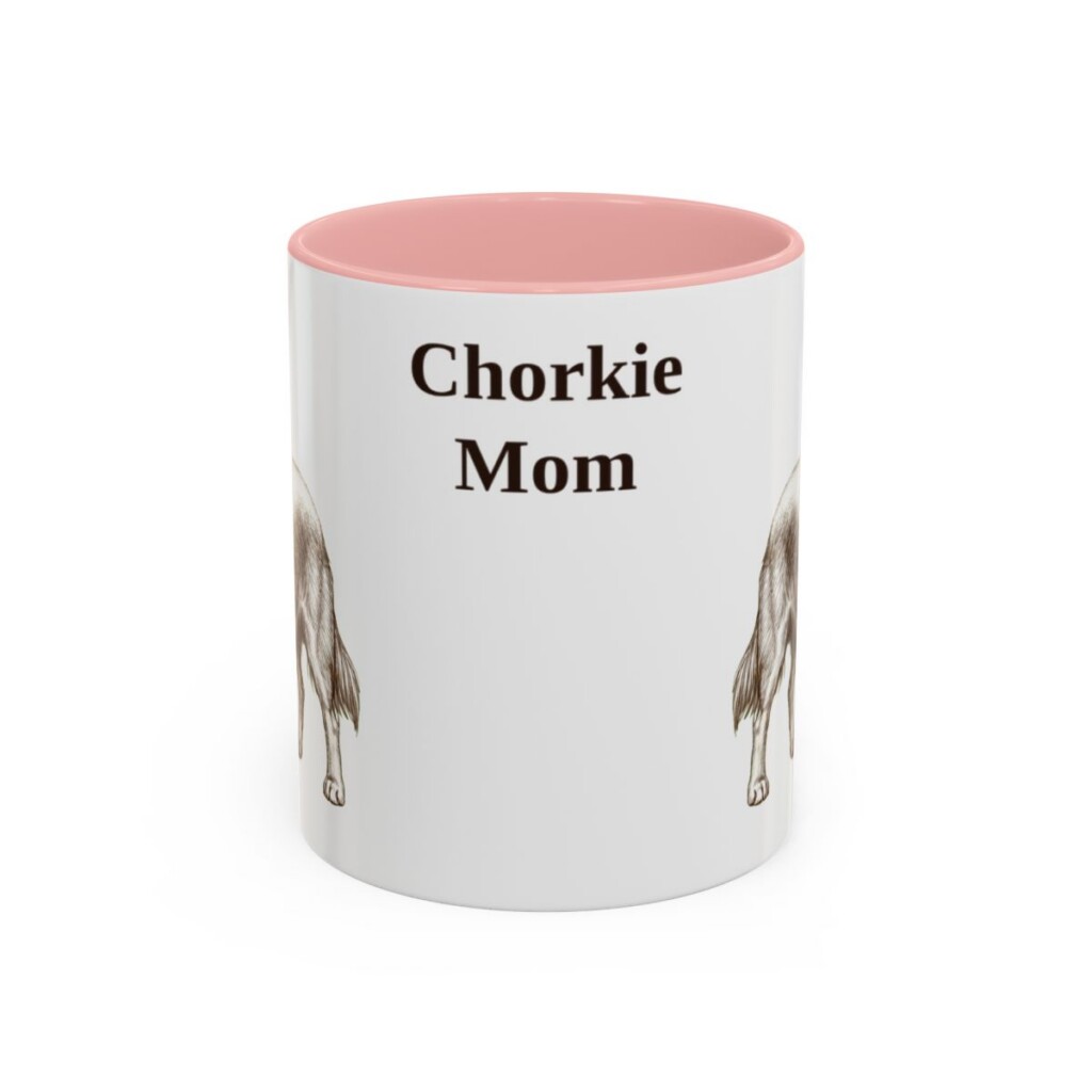 11oz chorkie mug, Pink