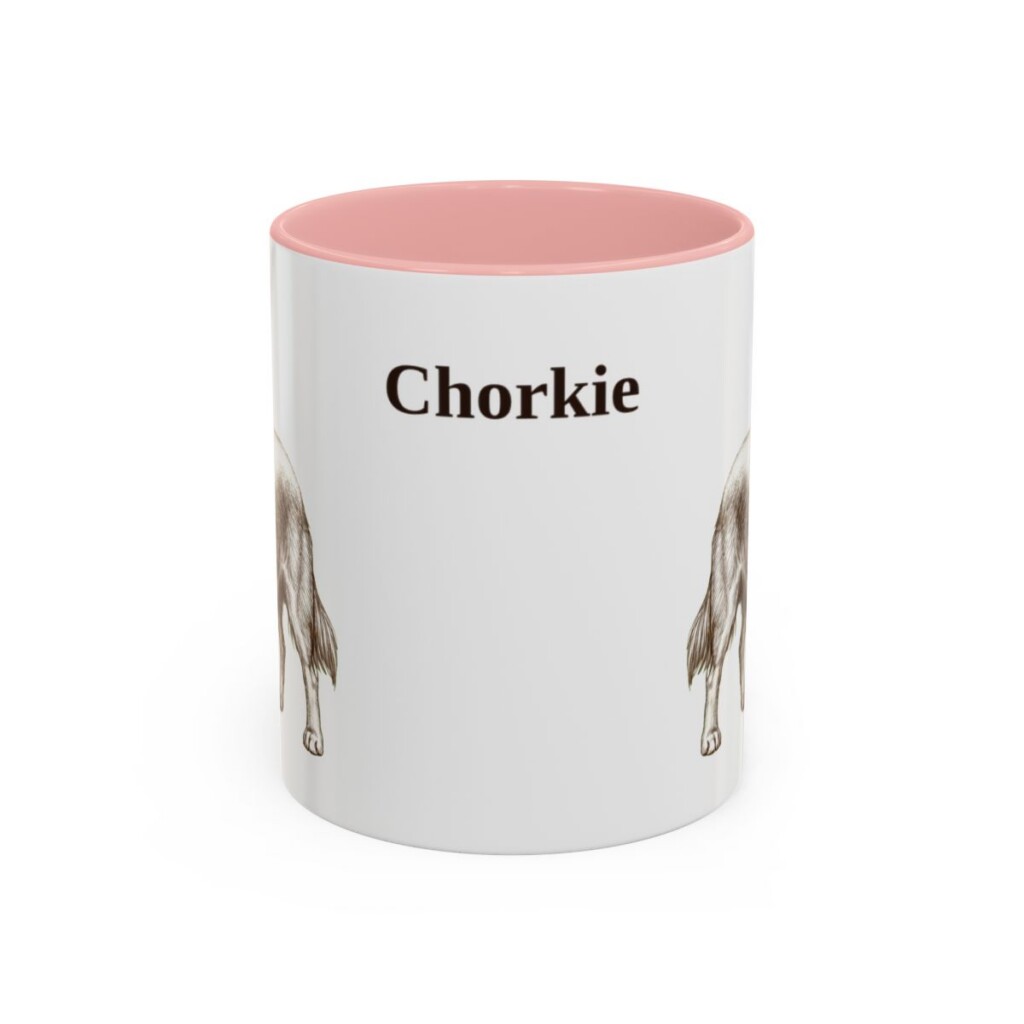 11oz-chorkie-mug-pink 11oz Chorkie Mug, Pink, front view